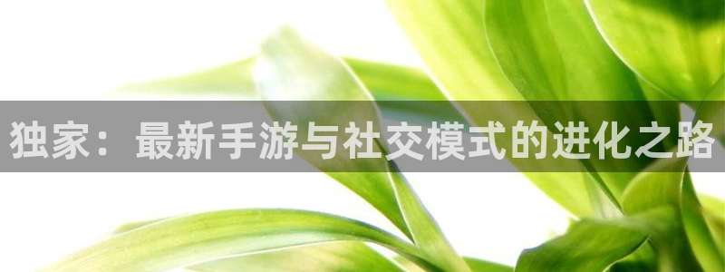 沐春赢咖娱乐：独家：最新手游与社交模式的进化之路